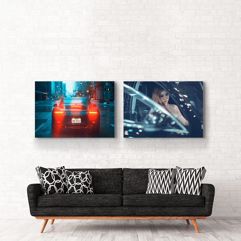 Poster montado horizontal (80 x 60 cm)